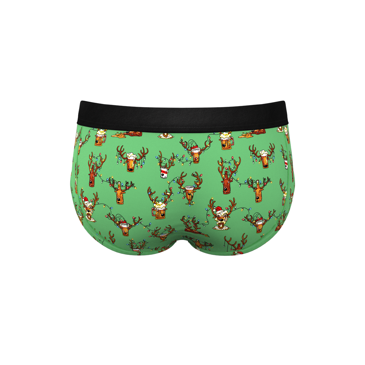 The Blitzened | Reindeer Beer Ball Hammock® Pouch Underwear Briefs - Shinesty