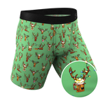 The Blitzened | Reindeer Beer Ball Hammock® Boxer - Long Leg - Shinesty