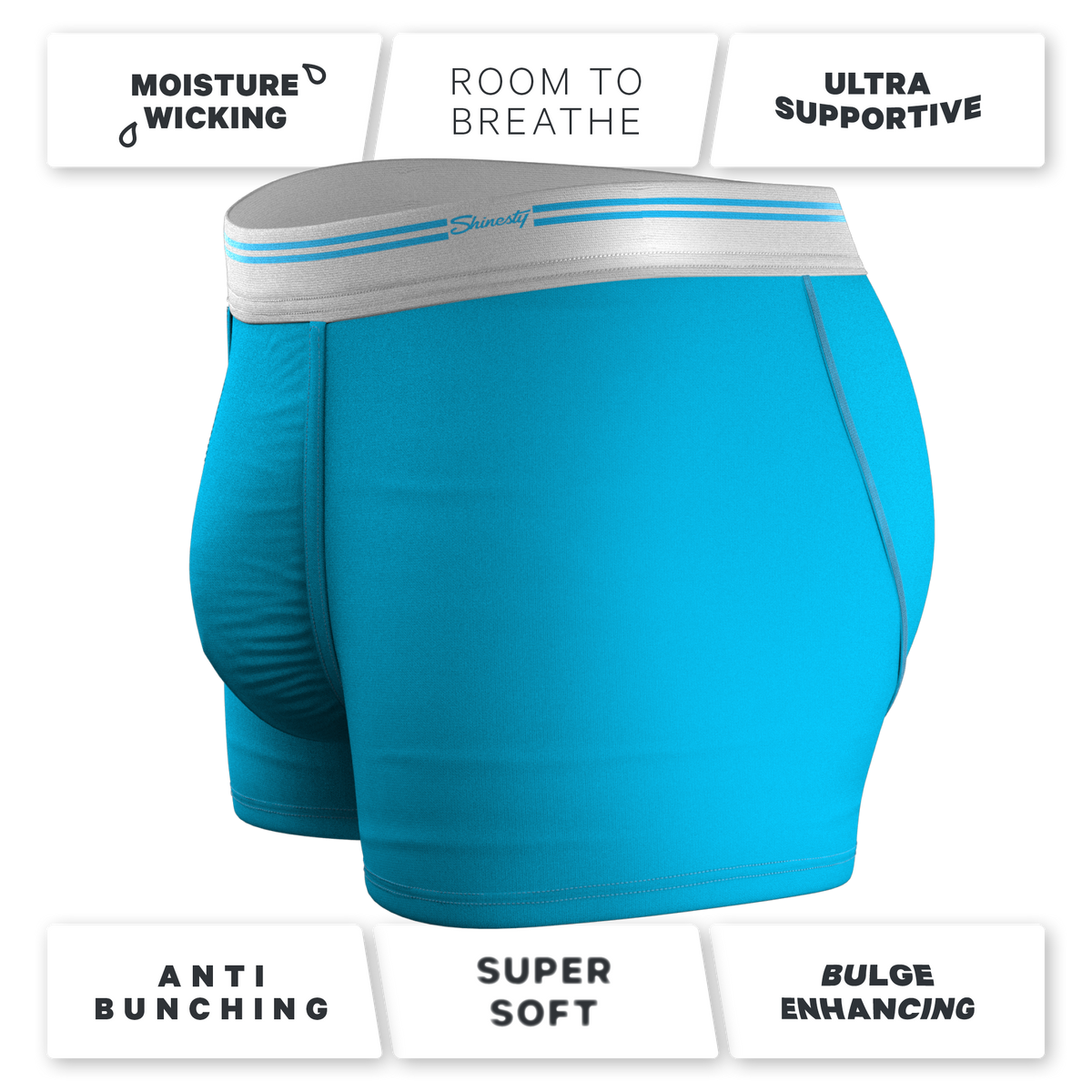The Blue Raspberry | Light Blue Ball Hammock® Pouch Trunks Underwear - Shinesty