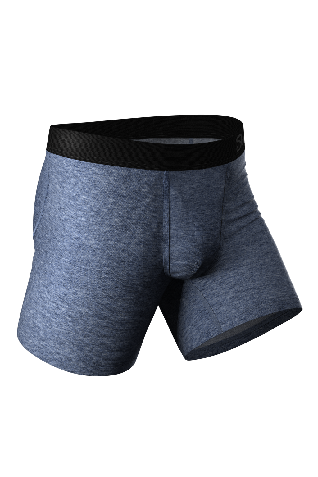 The Blueberry | Blue Heather Ball Hammock® Pouch Underwear - Shinesty