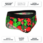The Bongstera | Tropical Weed Ball Hammock® Pouch Underwear Briefs - Shinesty