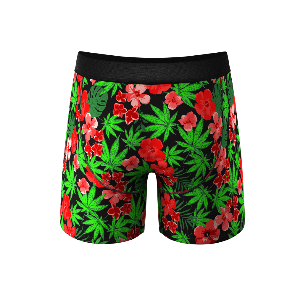 The Bongstera | Tropical Weed Ball Hammock® Pouch Underwear - Shinesty