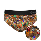The Boston Tea Bag Party | Patriotic Ball Hammock® Pouch Underwear Briefs - Shinesty