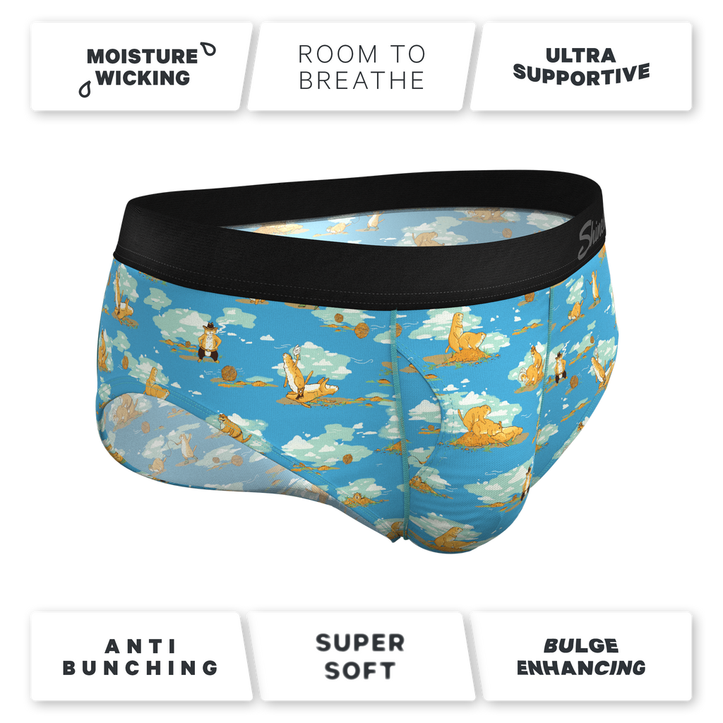 The Brokeback Mounted | Prairie Dog Ball Hammock® Pouch Underwear Briefs - Shinesty