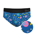 The Bus Stop | Retro Shapes Ball Hammock® Pouch Underwear Briefs - Shinesty