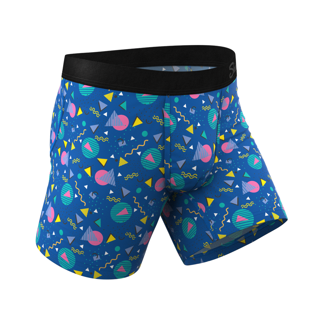 The Bus Stop | Retro Shapes Ball Hammock® Pouch Underwear - Shinesty