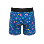 The Bus Stop | Retro Shapes Ball Hammock® Pouch Underwear With Fly - Shinesty