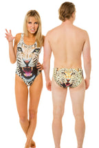 The Endangerous Leopard Print Swim Brief - Shinesty
