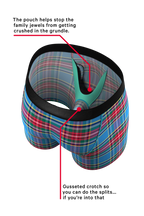 The Crisscross Applesauce | Plaid Ball Hammock® Pouch Underwear With Fly - Shinesty