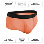 The Crossing Guard | Orange Ball Hammock® Pouch Underwear Briefs - Shinesty