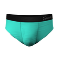 The Cyantific Theory | Turquoise Ball Hammock® Pouch Underwear Briefs - Shinesty