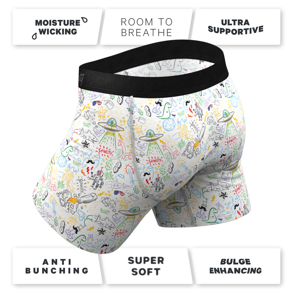 The Daily Detention | Doodle Ball Hammock® Pouch Underwear - Shinesty