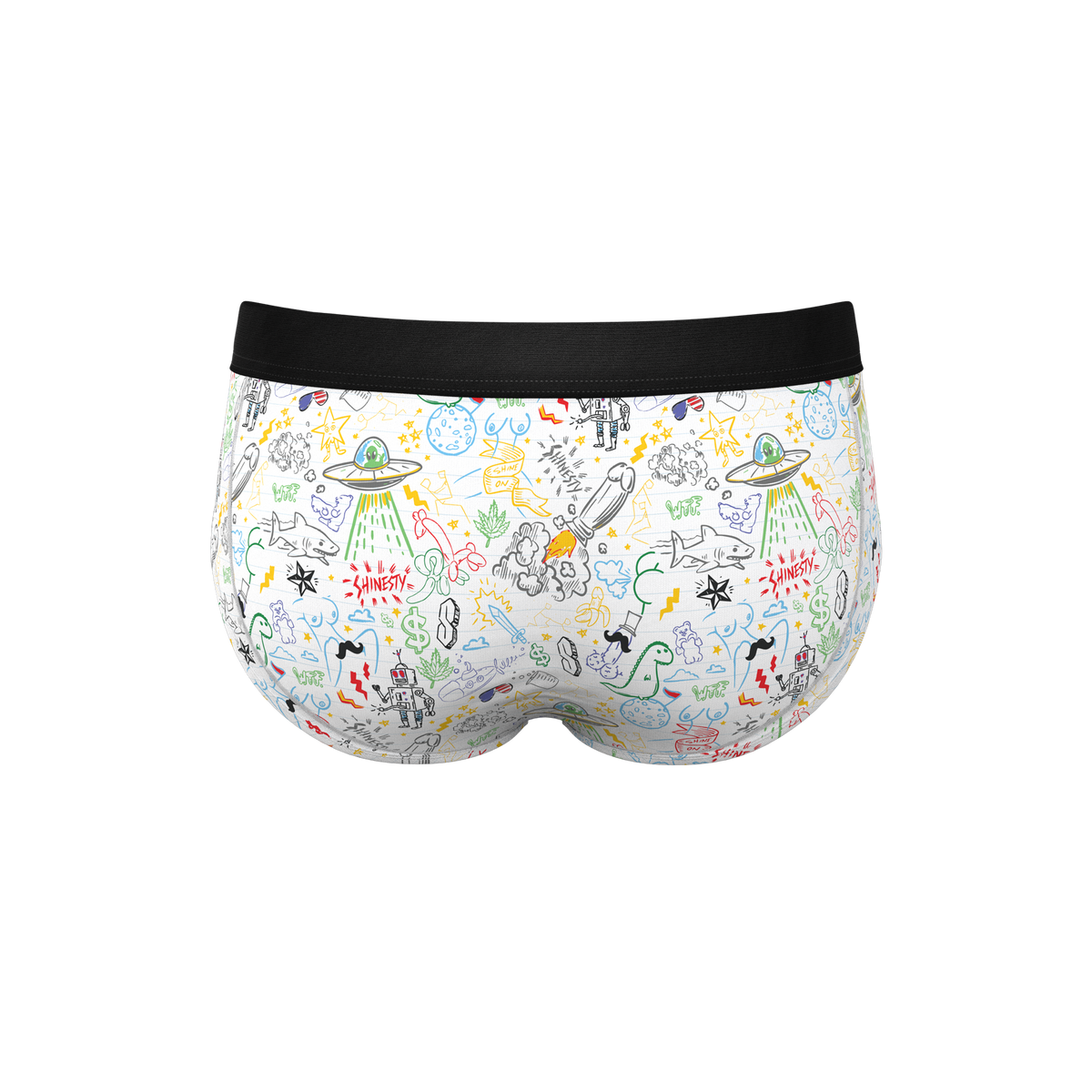 The Daily Detention | Doodle Ball Hammock® Pouch Underwear Briefs - Shinesty