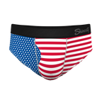 The Ellis Island | USA Flag Ball Hammock® Pouch Underwear Briefs - Shinesty