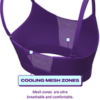 The Emperor | Dark Purple paradICE™ Boob Hammock™ Cooling Bralette - Shinesty