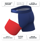 The First Rodeo | Texas Flag Ball Hammock® Pouch Underwear With Fly - Shinesty