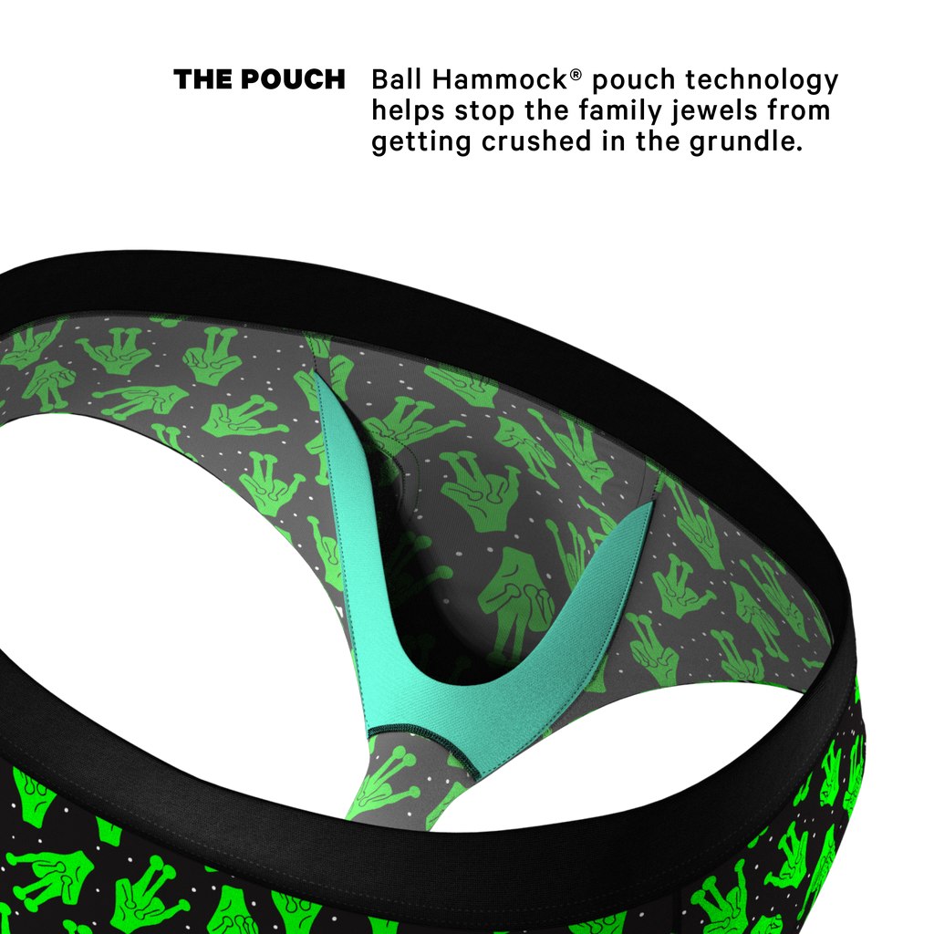 The Foreign Phalange | Alien Hands Ball Hammock® Pouch Underwear Briefs - Shinesty