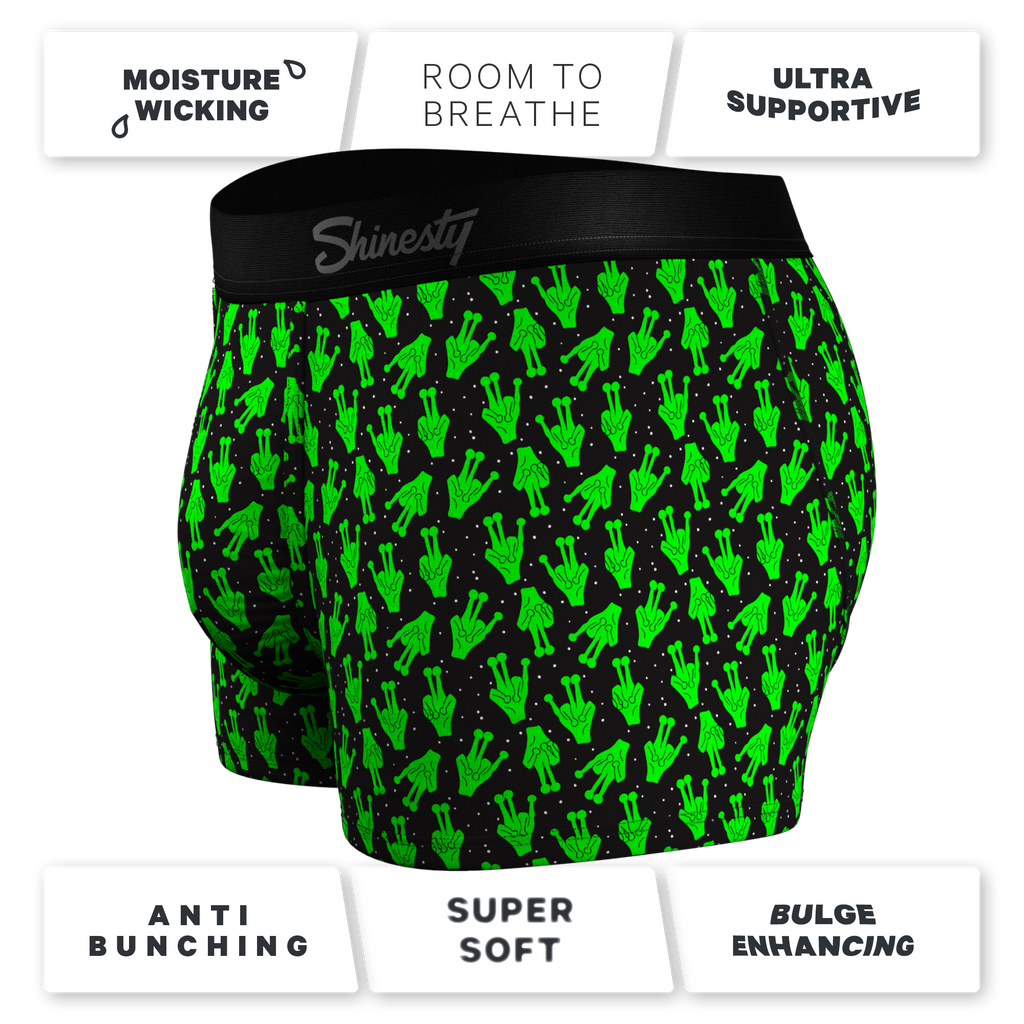 The Foreign Phalange | Alien Hands Ball Hammock® Pouch Trunks Underwear - Shinesty