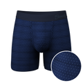 The Forget Me Not | Navy Dot Ball Hammock® Pouch Underwear - Shinesty