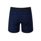 The Forget Me Not | Navy Dot Ball Hammock® Pouch Underwear - Shinesty
