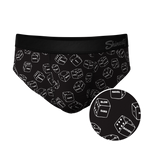 The Free For All | Glow in the Dark Dice Ball Hammock® Pouch Underwear Briefs - Shinesty