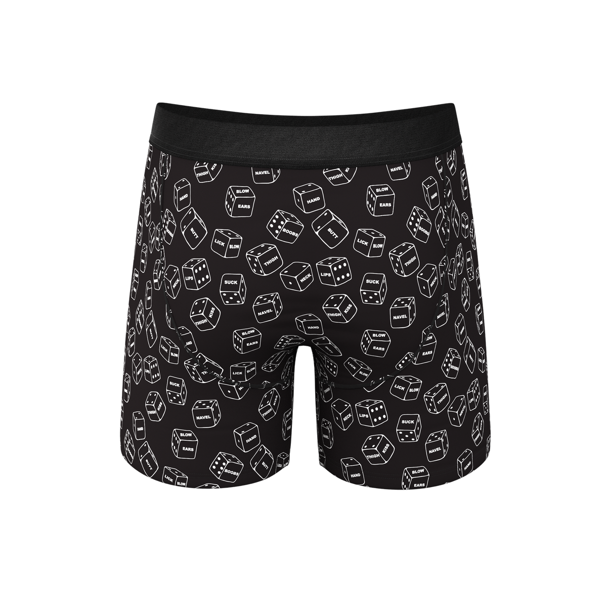 The Free For All | Glow In The Dark Dice Ball Hammock® Pouch Underwear - Shinesty