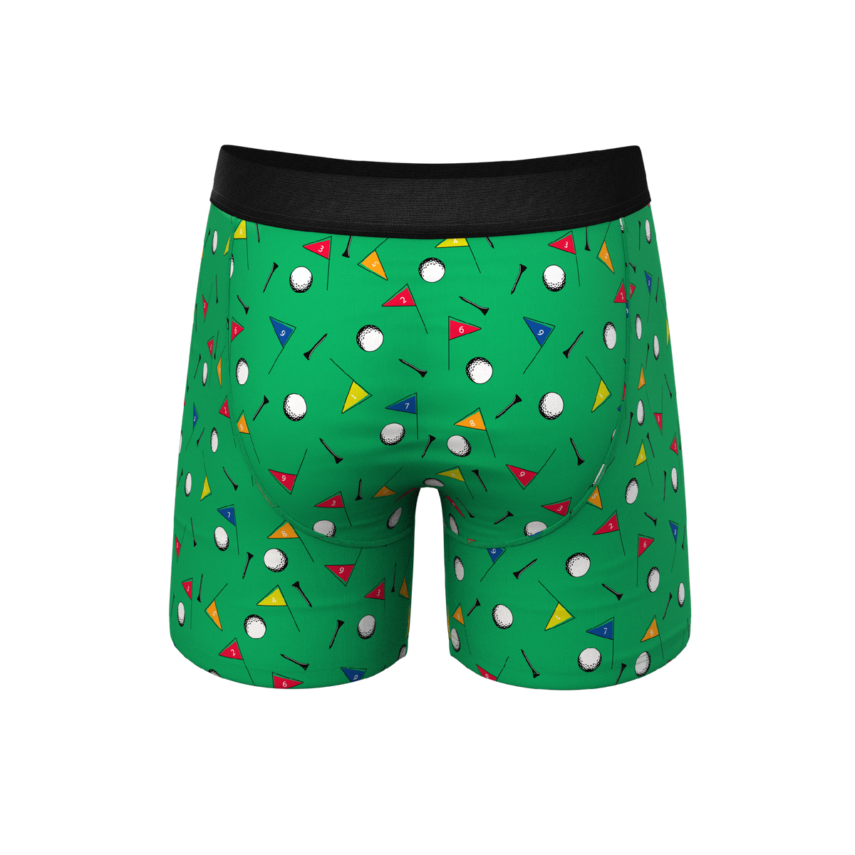 The Front Nine | Golf Ball Hammock® Pouch Underwear With Fly - Shinesty
