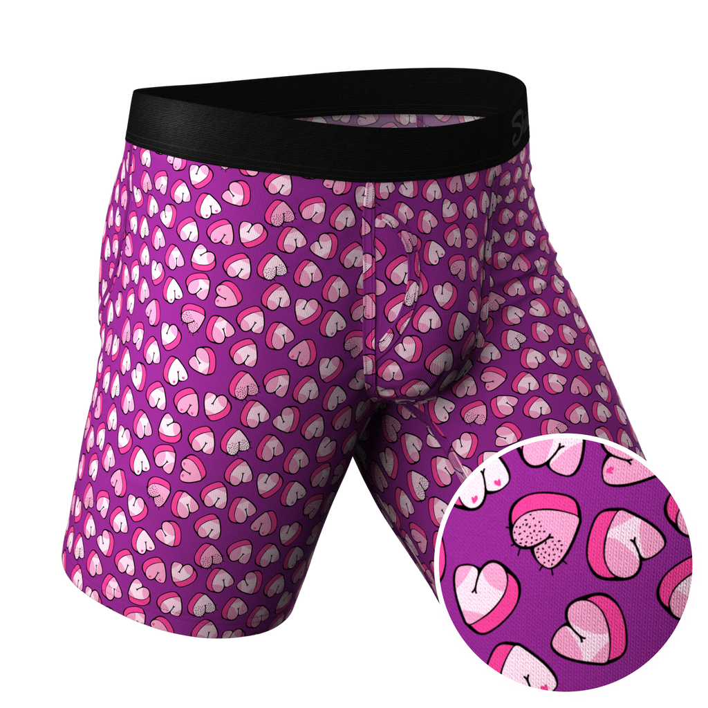 The Full Moon | Body Part Hearts Ball Hammock® Boxer - Long Leg - Shinesty