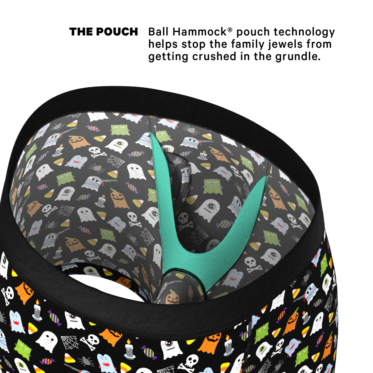 The Good Ghouls | Halloween Themed Ball Hammock® Pouch Underwear with Fly - Shinesty