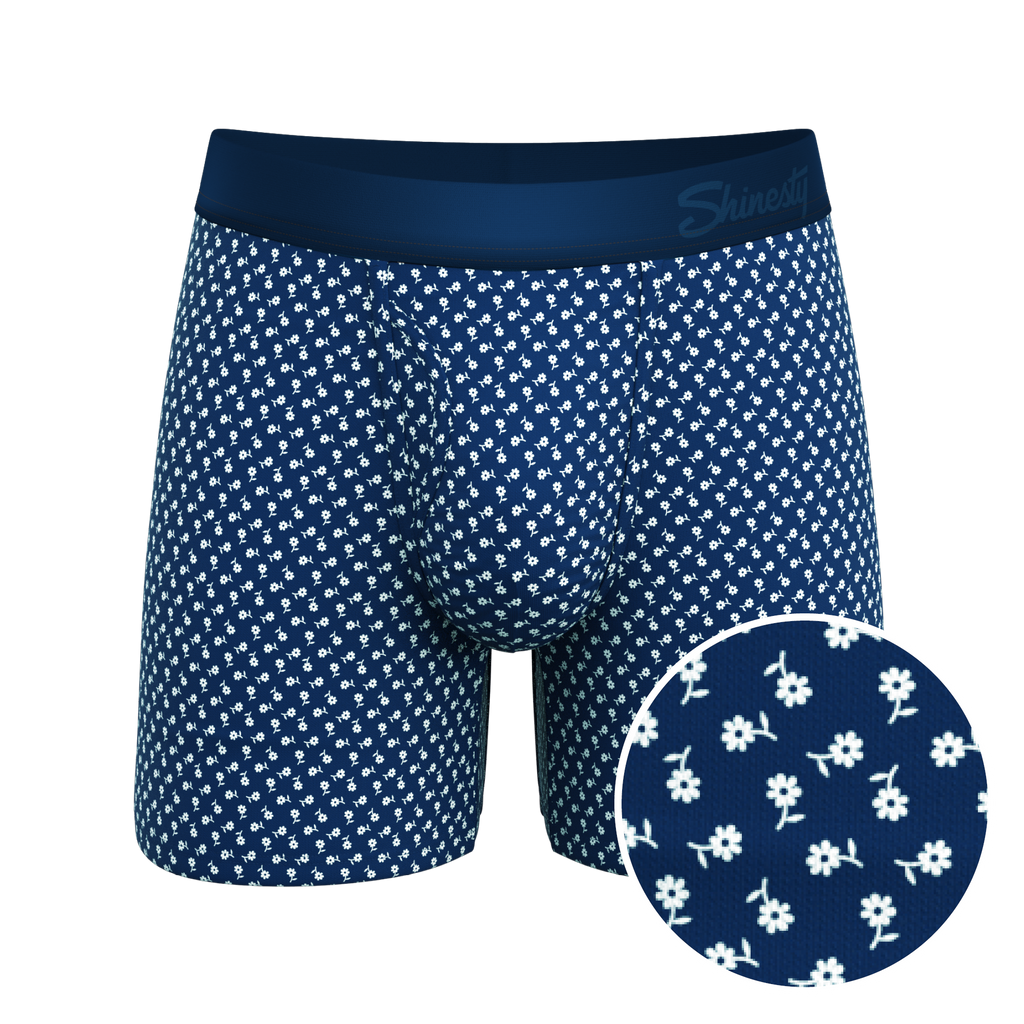 The Good Old Daisies | Flower Ball Hammock® Pouch Underwear With Fly - Shinesty