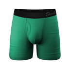 The Green Boys | Men's Green Ball Hammock® Pouch Underwear With Fly - Shinesty