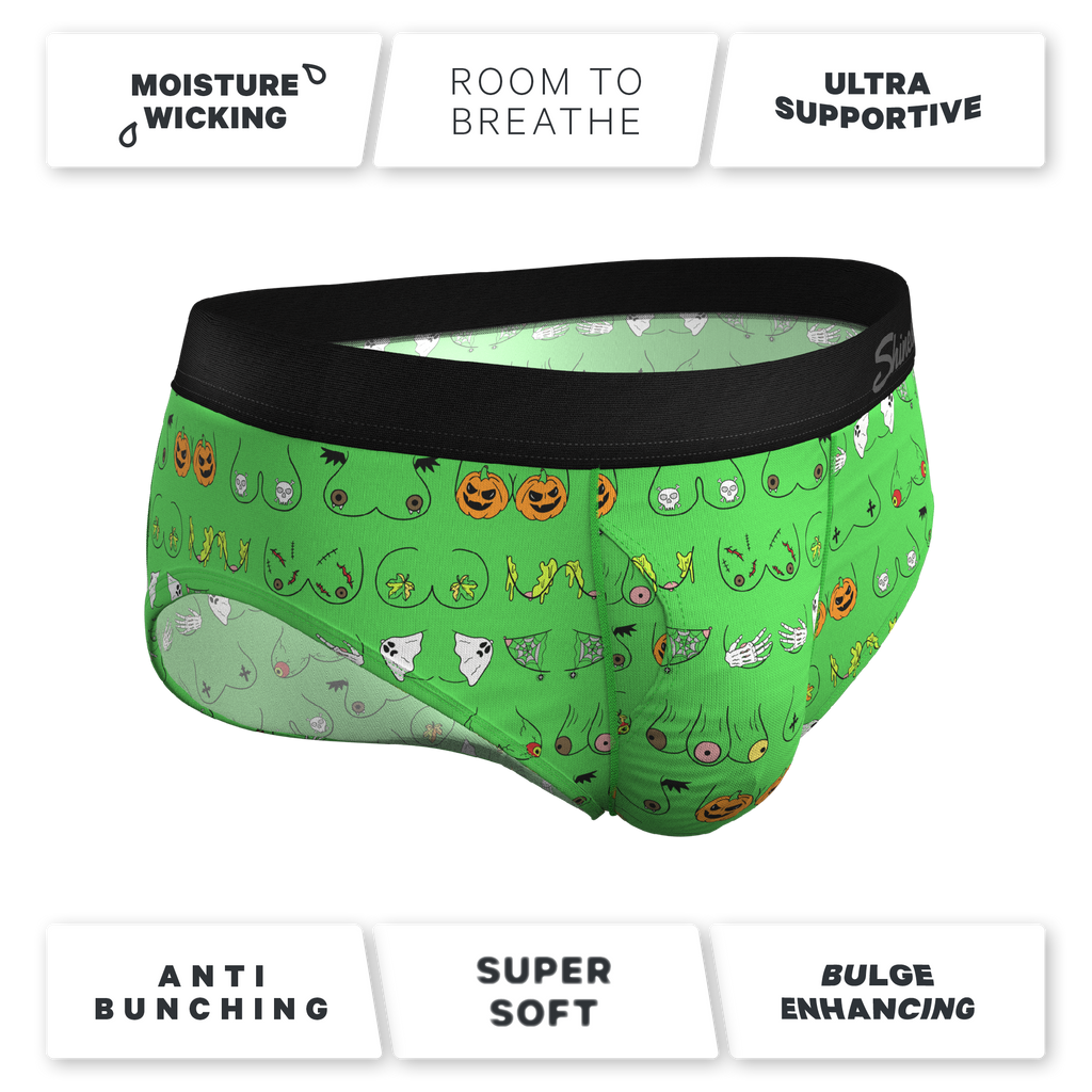 The Haunted Honkers | Halloween Bust Ball Hammock® Pouch Underwear Briefs - Shinesty