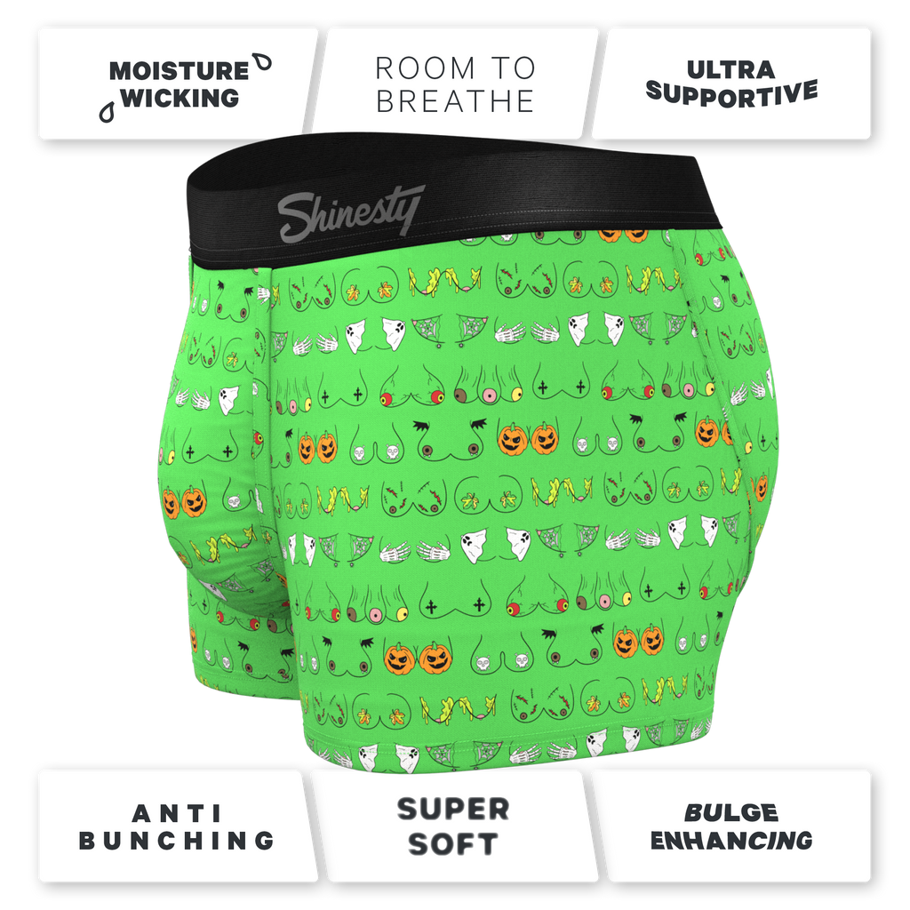 The Haunted Honkers | Halloween Bust Ball Hammock® Pouch Trunks Underwear - Shinesty