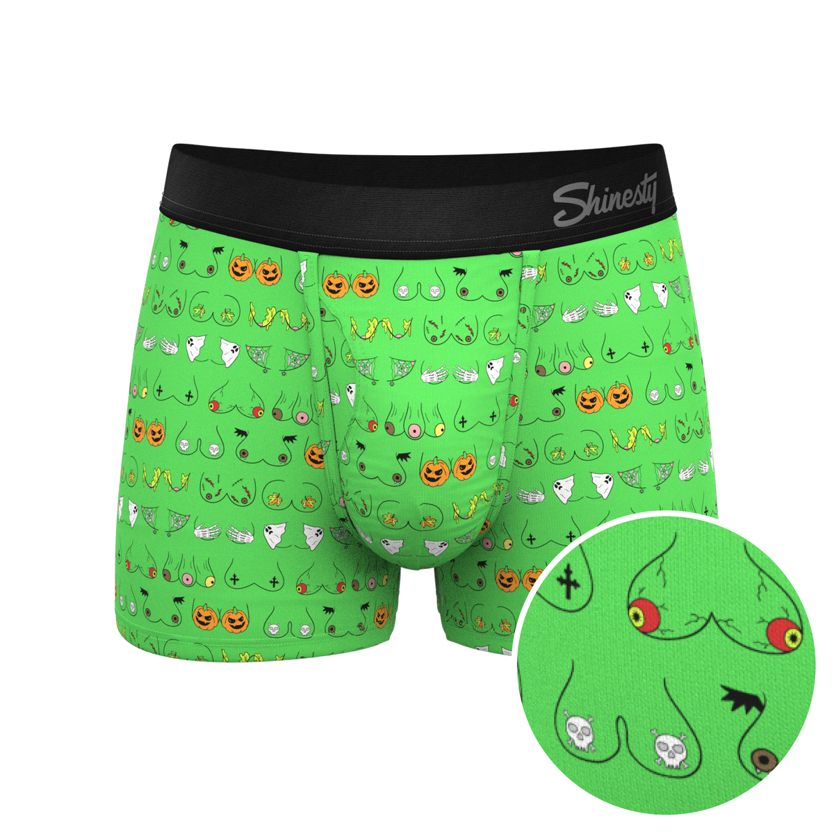 The Haunted Honkers | Halloween Bust Ball Hammock® Pouch Trunks Underwear - Shinesty