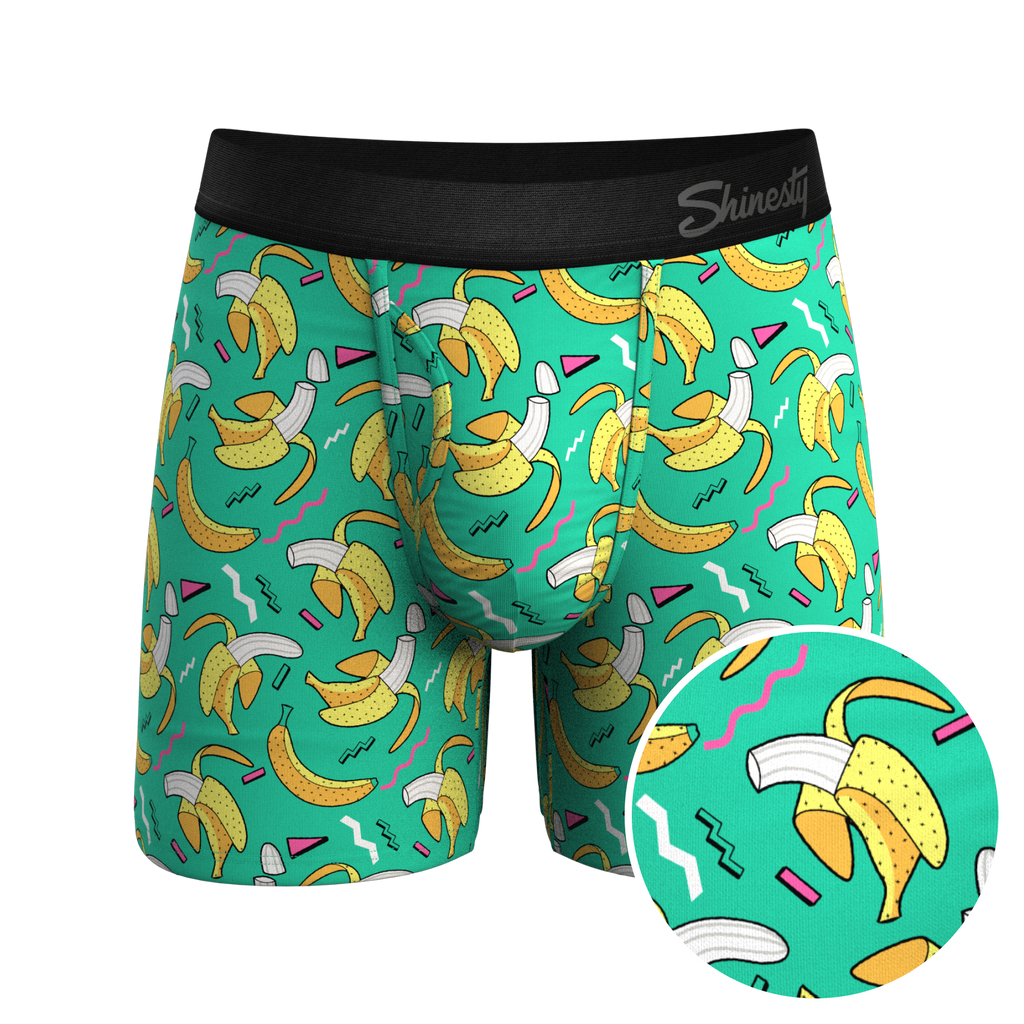 The Health Class | Retro Banana Ball Hammock® Pouch Underwear With Fly - Shinesty