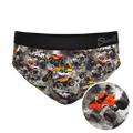 The Here Be Monsters | Monster Truck Ball Hammock® Pouch Underwear Briefs - Shinesty