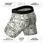 The High Roller | Money Ball Hammock® Boxer - Long Leg - Shinesty