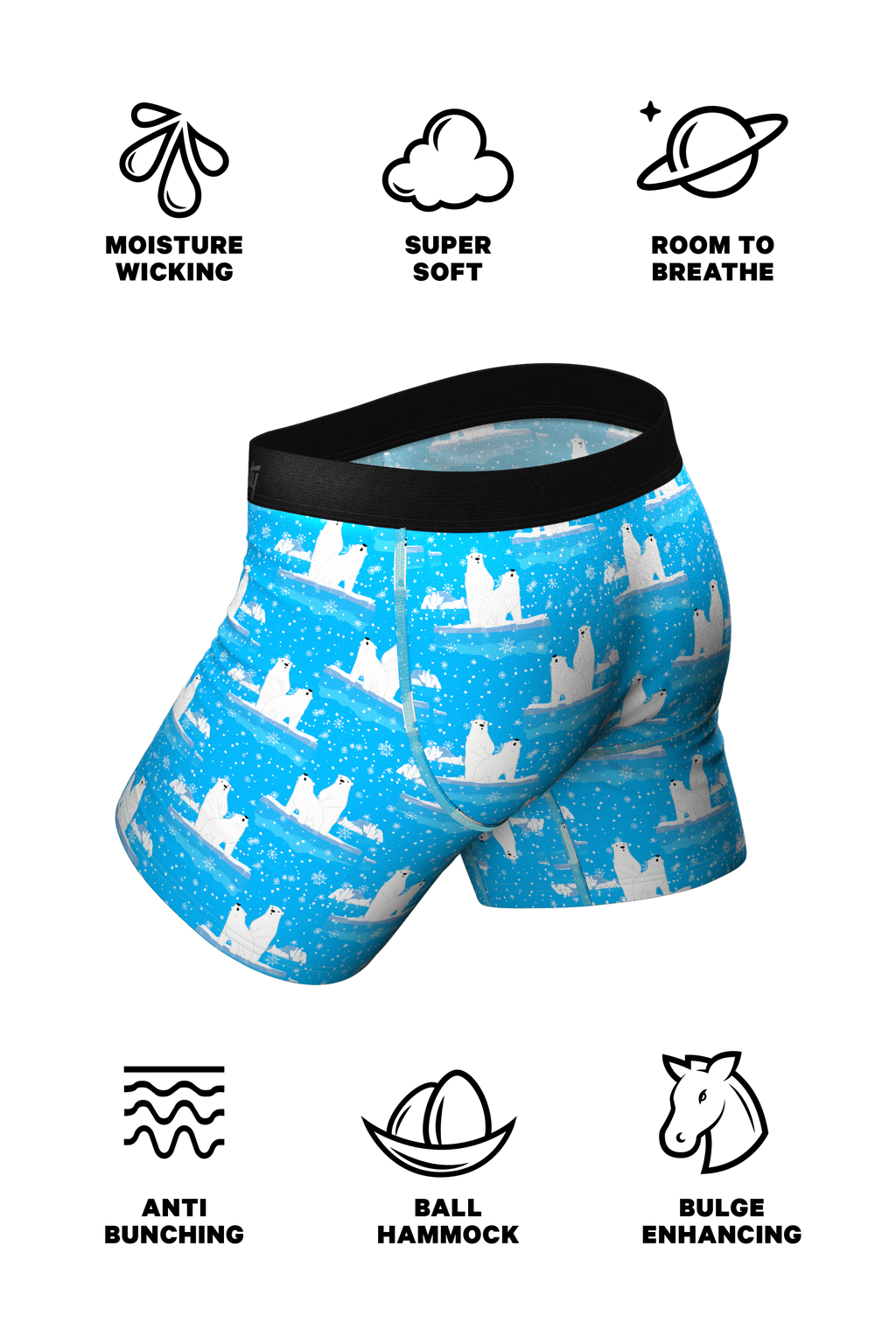 The How Coke Is Made | Polar Bear Ball Hammock® Pouch Underwear - Shinesty