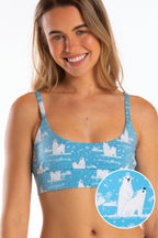 The How Coke Is Made | Polar Bear Boob Hammock™ Scoop Bralette - Shinesty