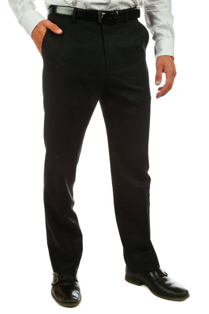 The 007 Shadow Prowler | Mens Black Suit Pants - Shinesty