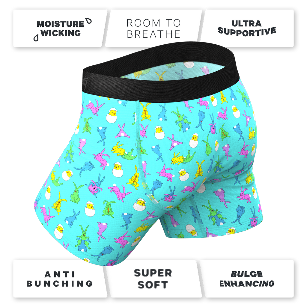 The Like Rabbits | Easter Animals Ball Hammock® Pouch Underwear - Shinesty