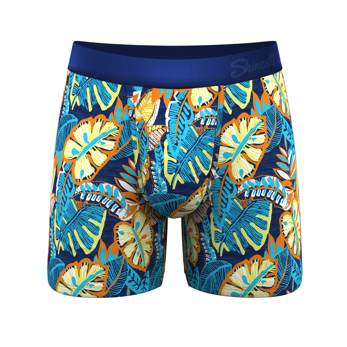 The Mahalo | Blue Tropical paradICE™ Cooling Ball Hammock® Underwear - Shinesty