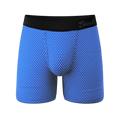 The Manhattan Man | Light Blue Stars Ball Hammock® Pouch Underwear - Shinesty
