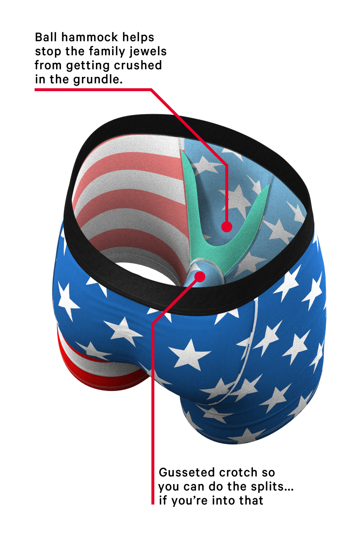 The Mascot | Eagle Ball Hammock® Boxer and Sock Pack - Shinesty