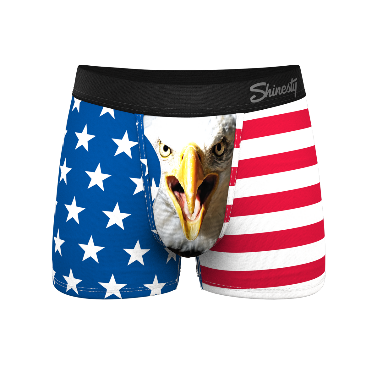 The Mascot | American Flag Ball Hammock® Pouch Trunks Underwear - Shinesty