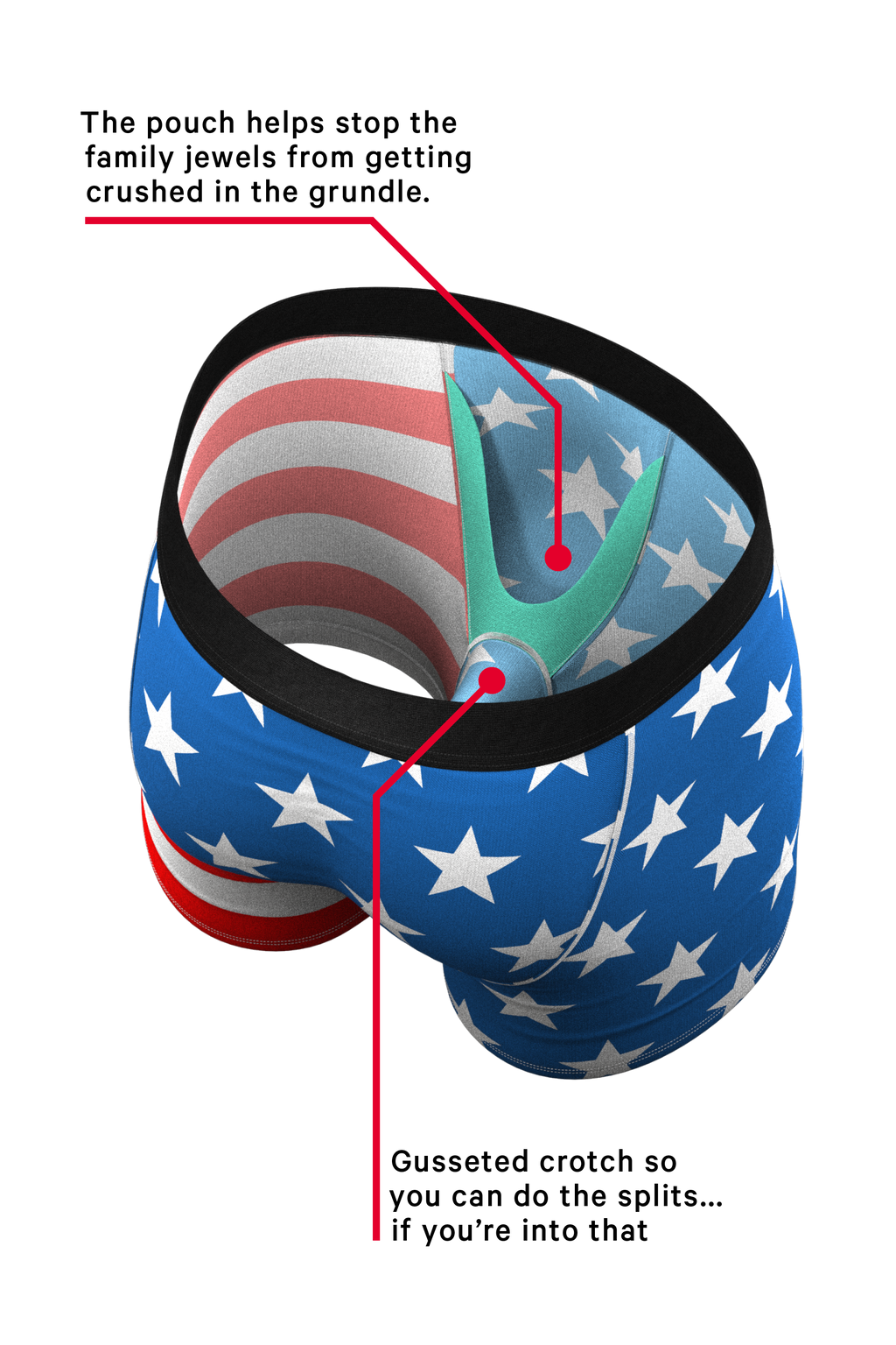 The Patriotic Pair | American Ball Hammock® and Thong Pack - Shinesty