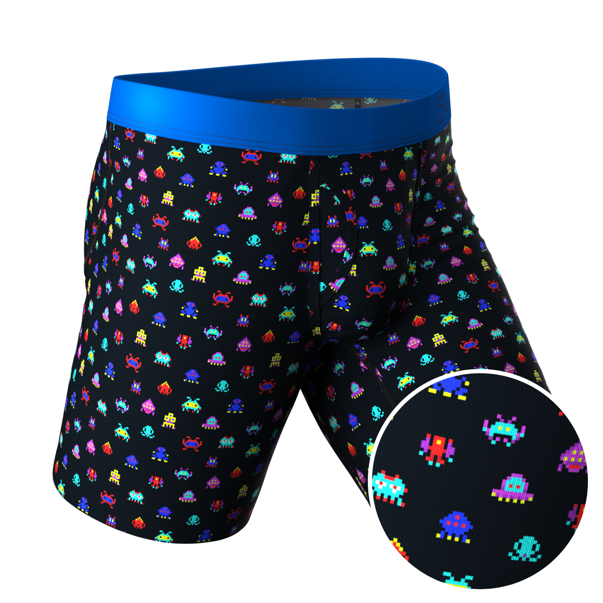The Master Blaster | Video Game Ball Hammock® Boxer - Long Leg - Shinesty
