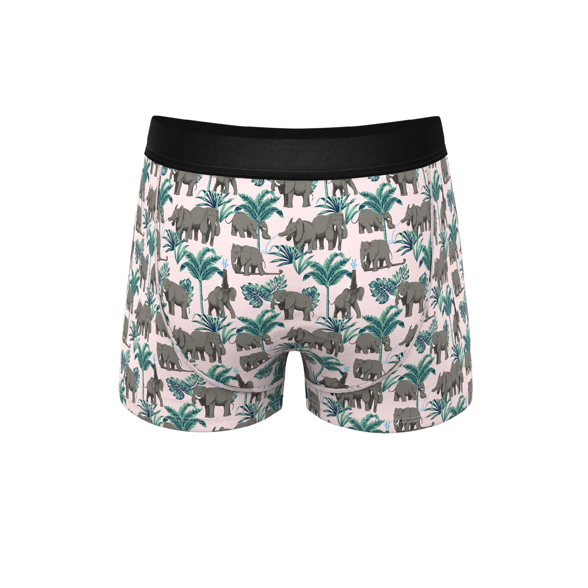The Maximus | Tropical Elephant Ball Hammock® Pouch Trunks Underwear - Shinesty