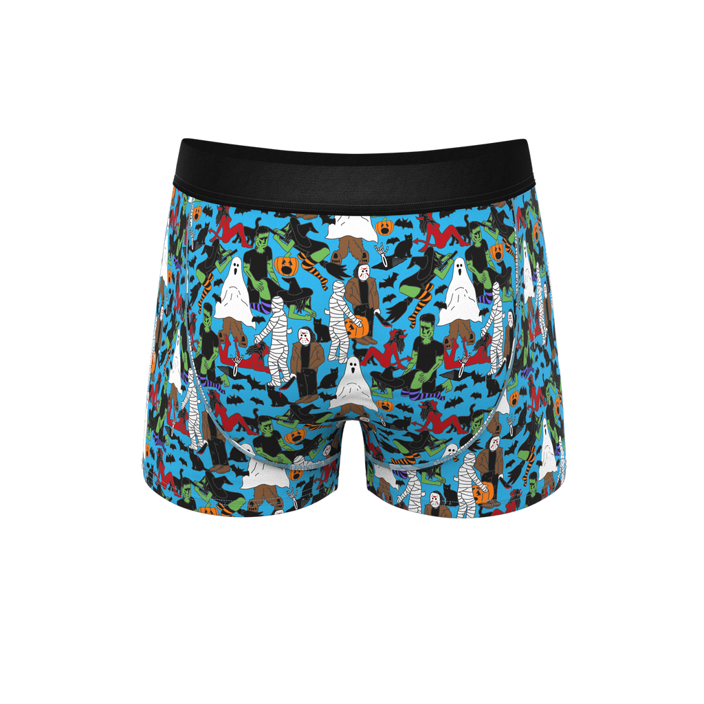 The Monster Smash | Halloween Characters Ball Hammock® Pouch Trunks Underwear - Shinesty