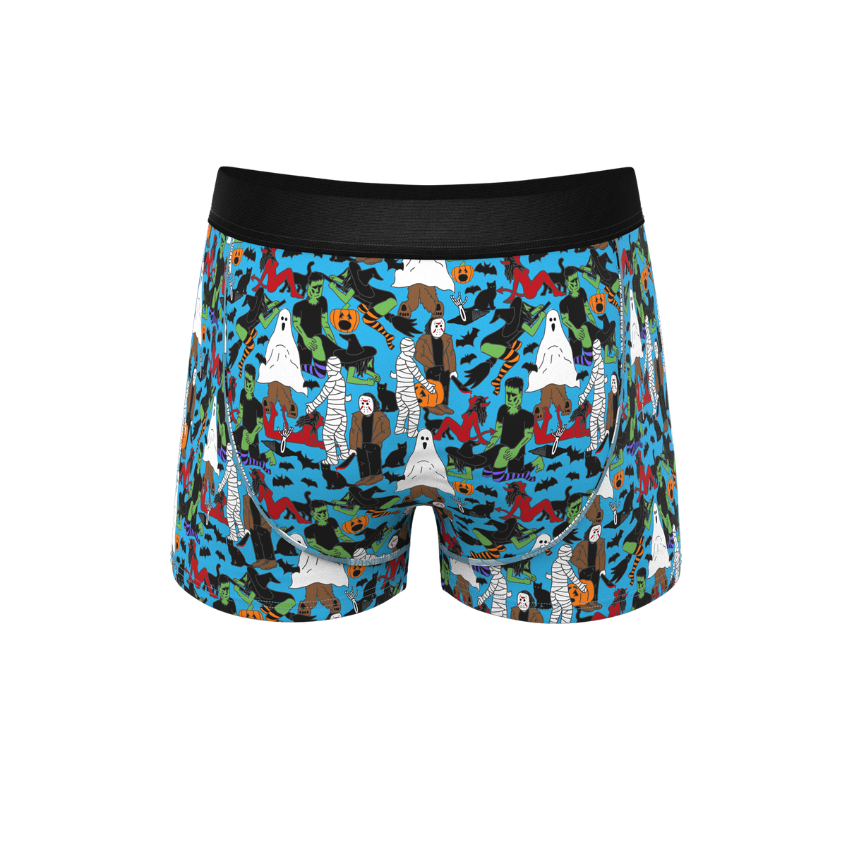 The Monster Smash | Halloween Characters Ball Hammock® Pouch Trunks Underwear - Shinesty